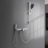 South African Premium Modern Wall Mounted Bathtub Tap with Hand Spray Gun
