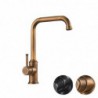 South African Premium Single Handle Brass Black Nickel Filter Brass Kitchen Tap