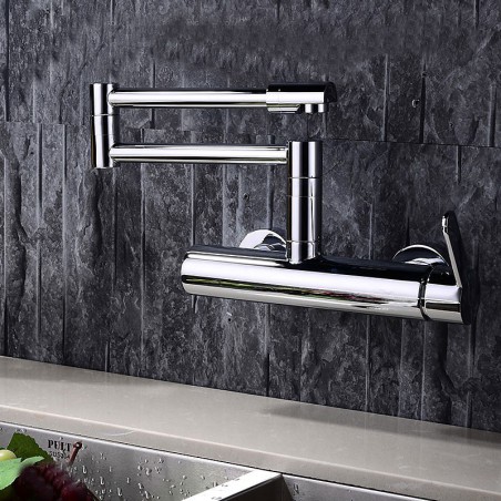 South African Premium Brass Chrome Pot Filler Wall Mounted Foldable ...